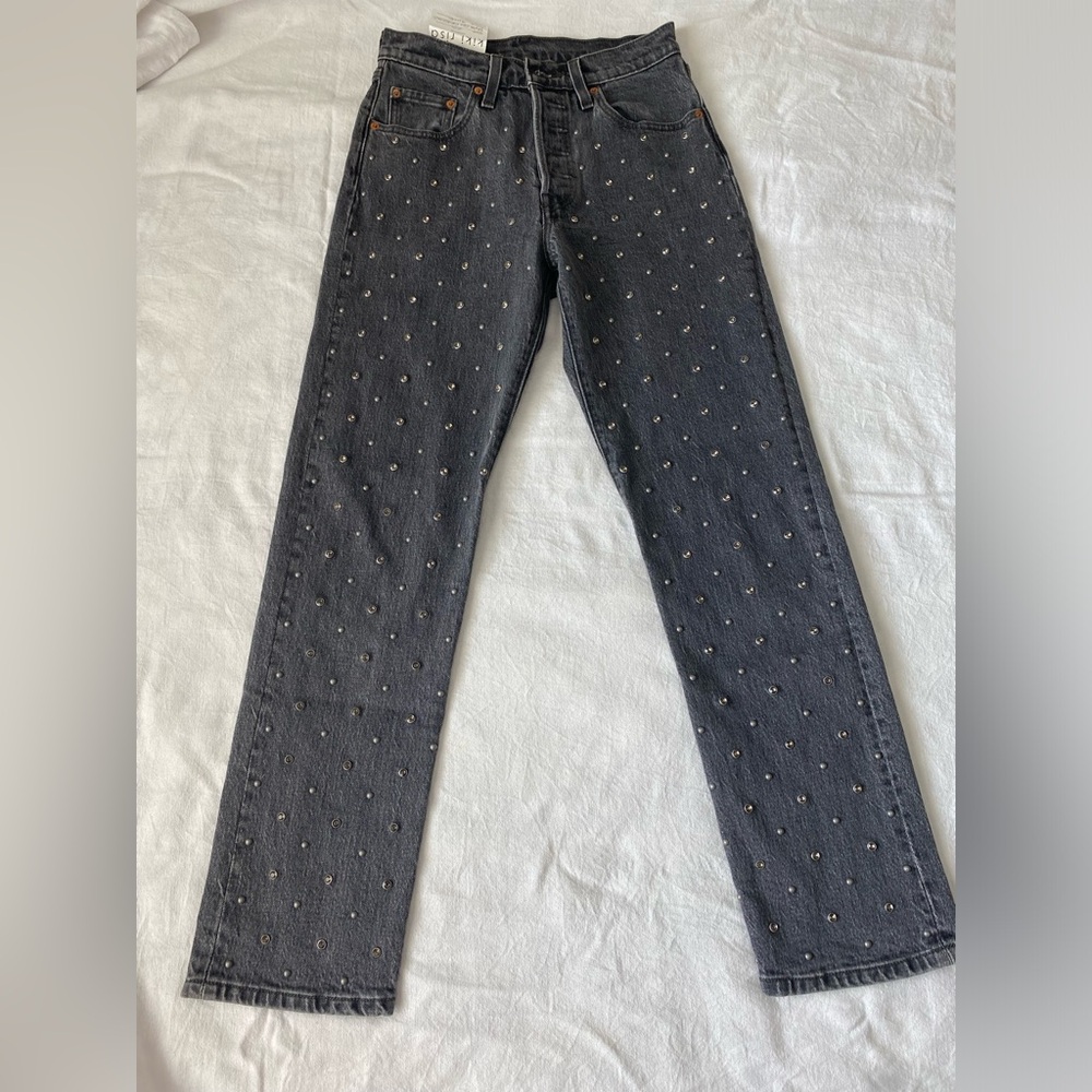 Levi’s premium jeans, 501 Crystals